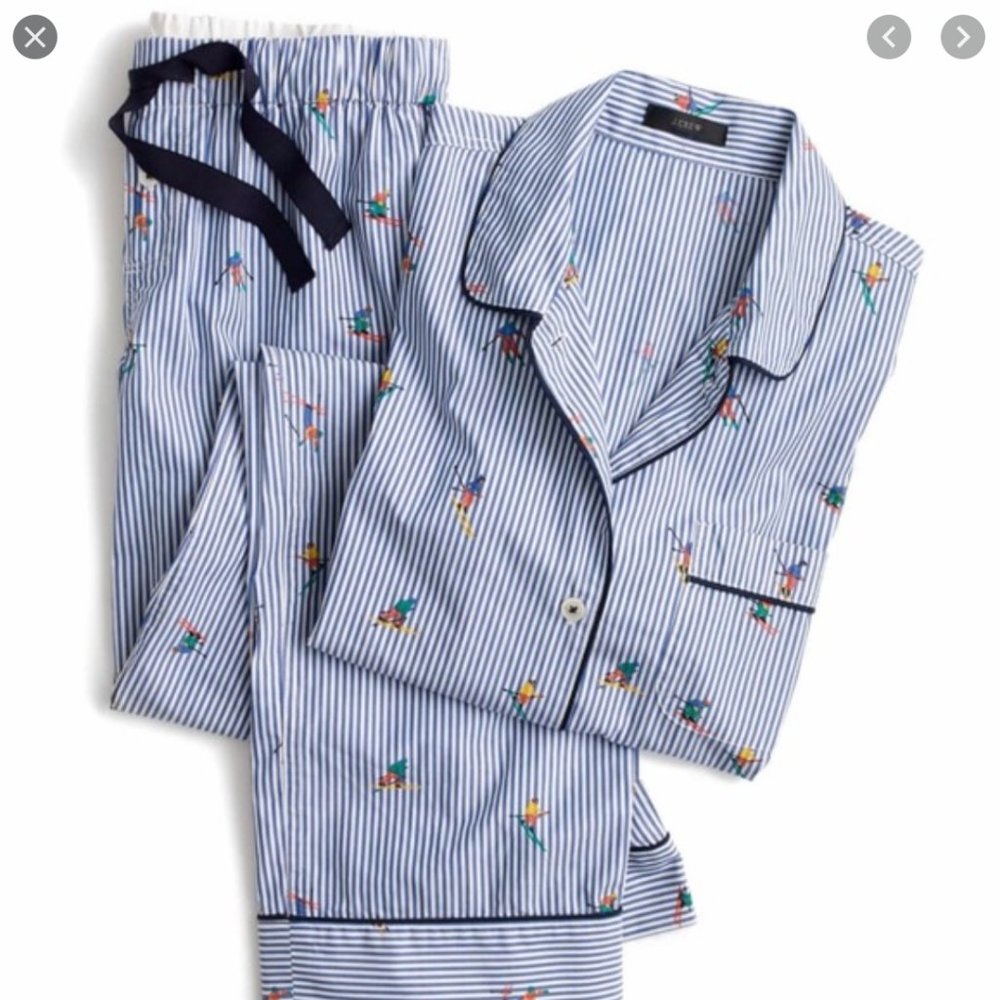 J Crew Skier Pajamas NWT